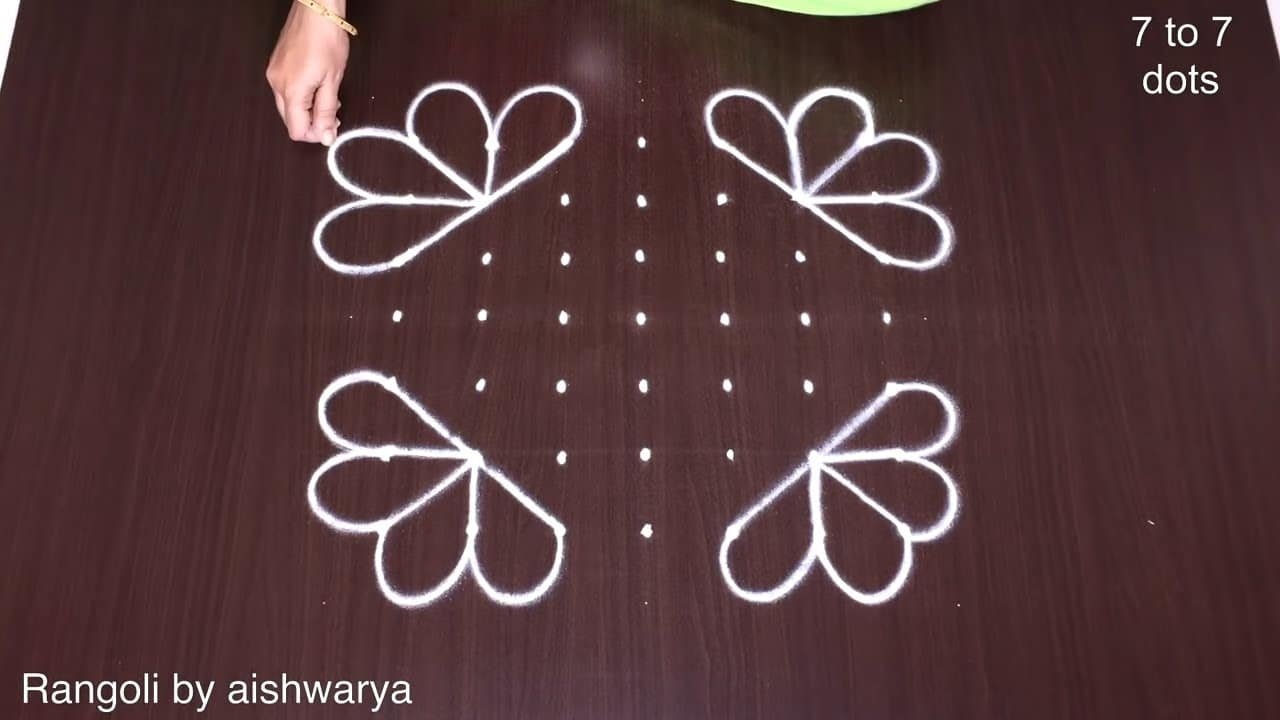 Small Margazi Kolam 7 7