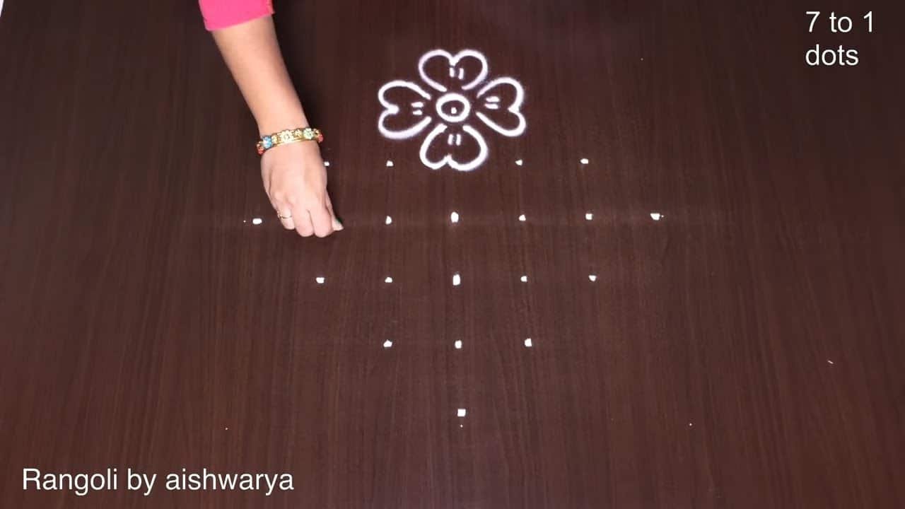 Small Muggulu 7×1 Dots