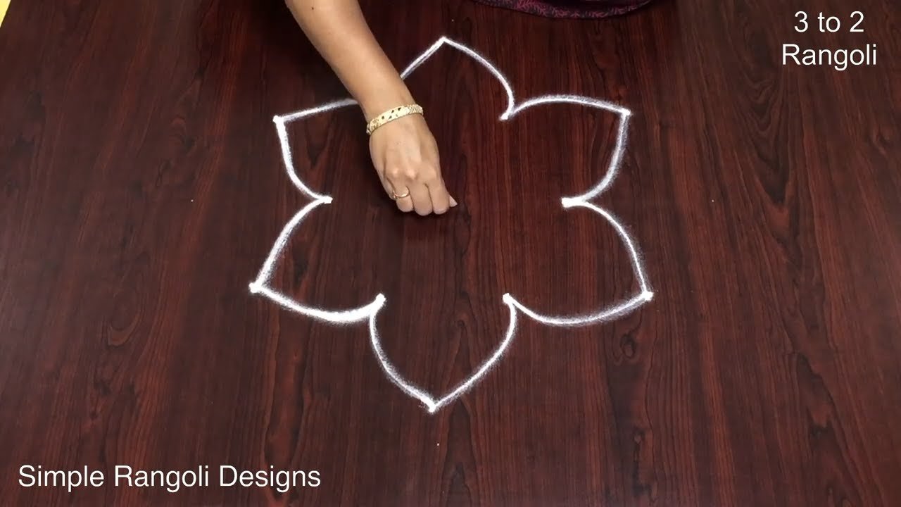 Small Muggulu Designs Rangoli