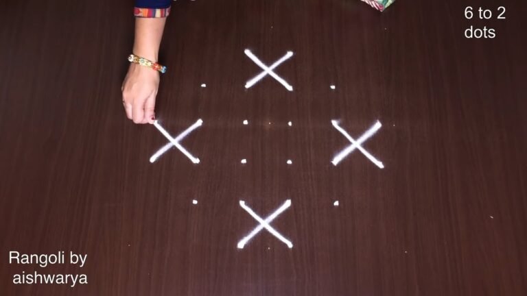 Small Only 6-2-2 Chinna Apartment Rangoli