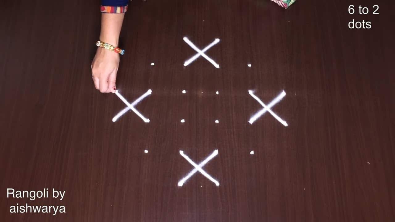 Small Only 6-2-2 Chinna Apartment Rangoli