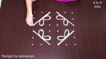 Small Pongal Paanai Chinna Festival Muggulu