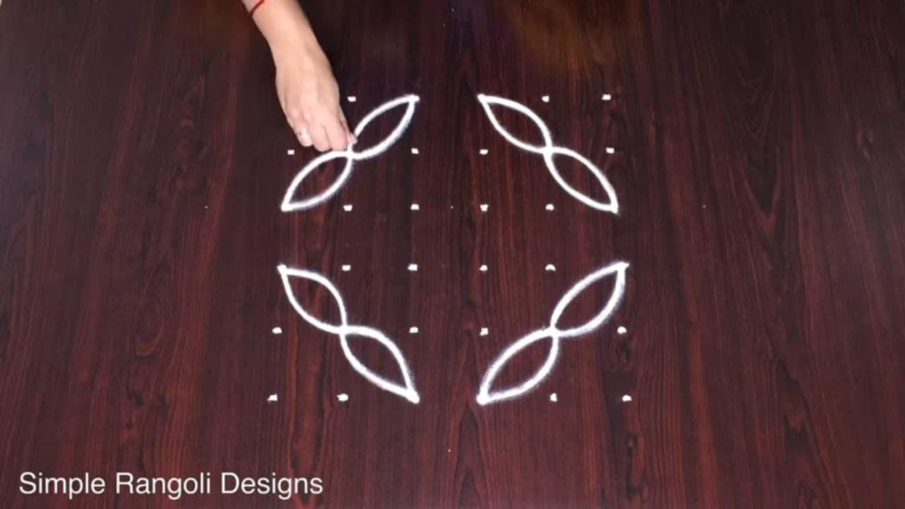 Small Pulli Beginners Home Chukkala Muggulu