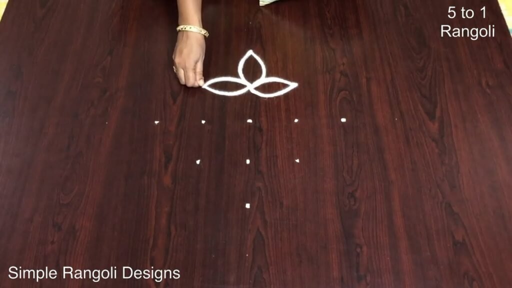 rangoli with dots