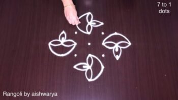 Small Rangoli for Diwali