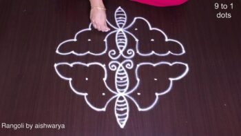 Special Butterfly Design Rangoli