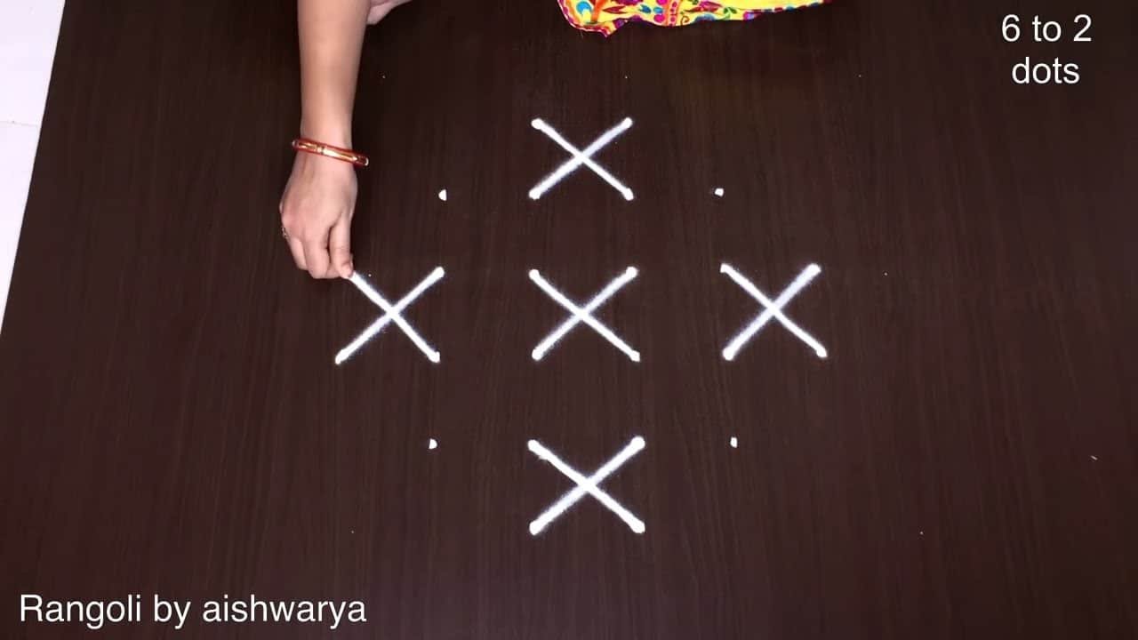 Special Rangavalli Daily Chukkala Muggulu Kolam