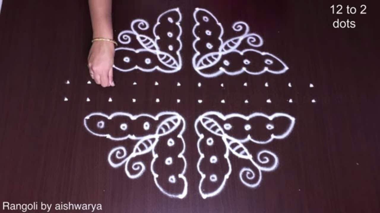 Special Telugu Newyear Kolam