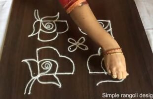 Sravanamasam Special Designs Amazing Friday Kolam
