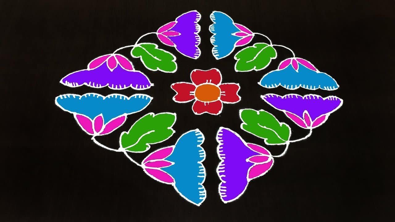 Step By Step Muggulu Designs