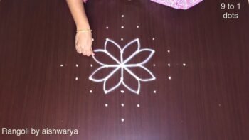 Stunning Rangoli With 9×1 Latest