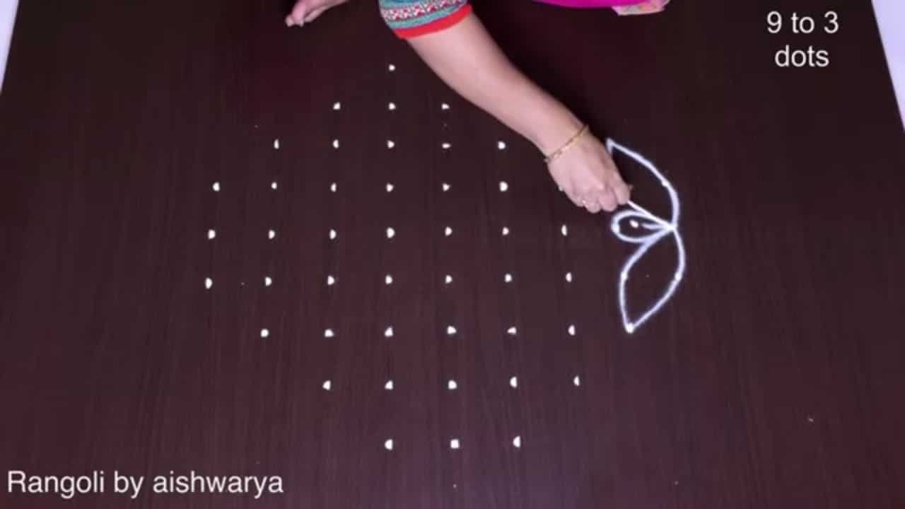 Sukravaram Muggulu Designs Door Entrance