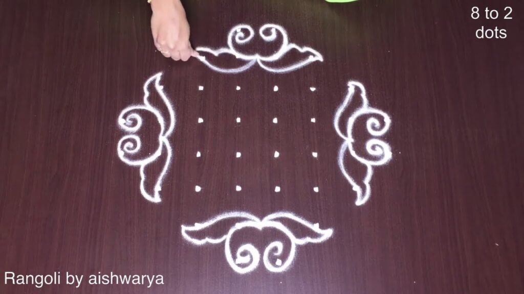 8×2×2 dots Sunday kolam