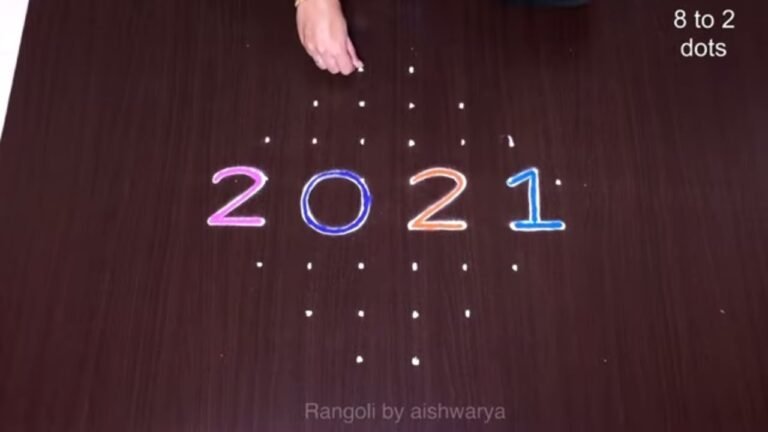 Tamil New Year kolam