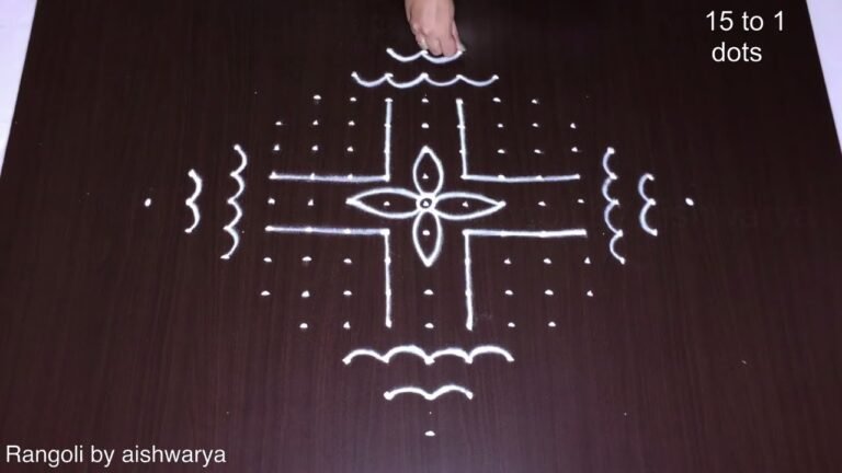 Tamil pulli diya kolam