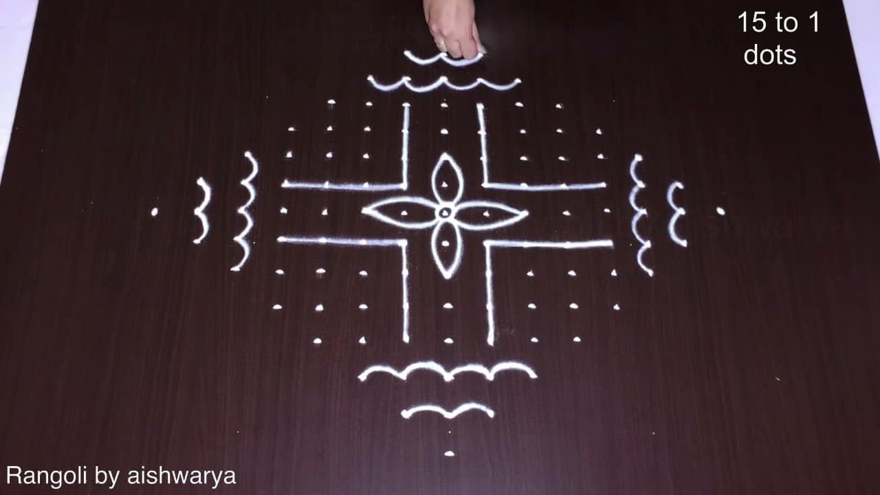 Tamil Pulli Diya Kolangal