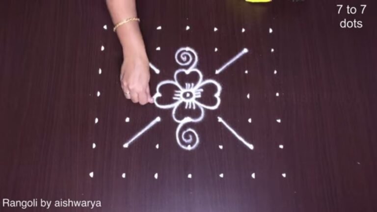 Telugu New Year Ugadi kolam
