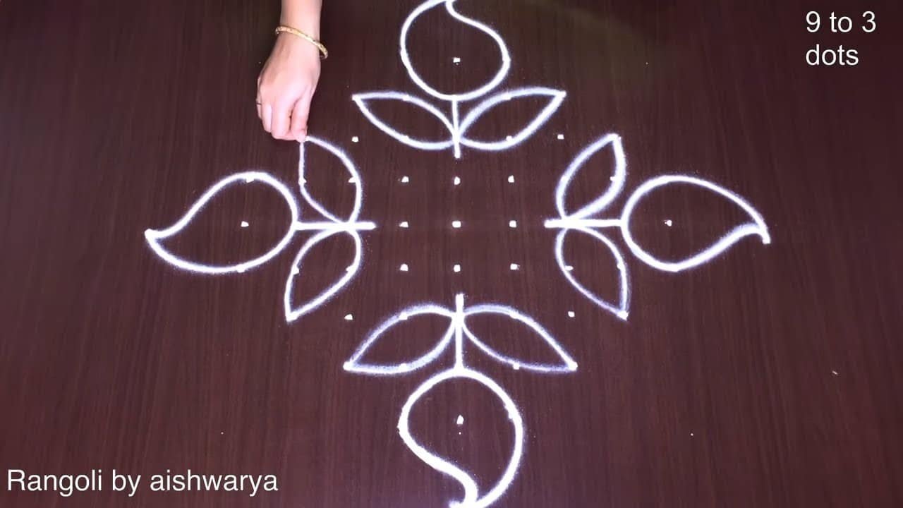 Telugu New Year Ugadi Muggulu