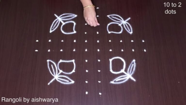 Telugu Ugadi rangoli