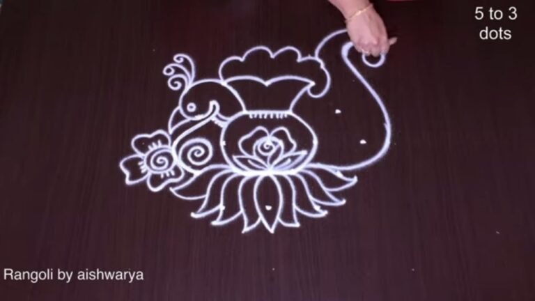 Thai Madham rangoli