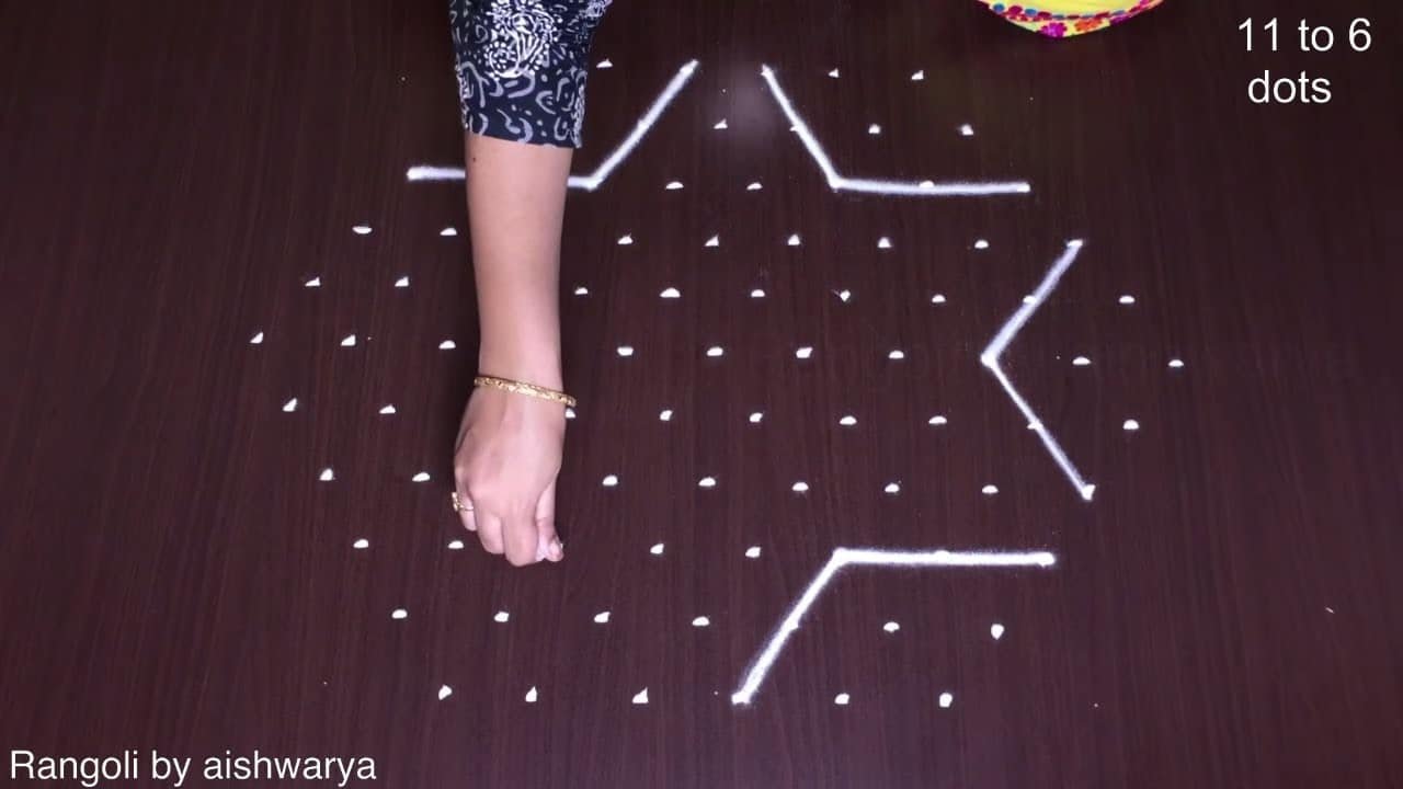 Thai Poosam Rangoli 11×6