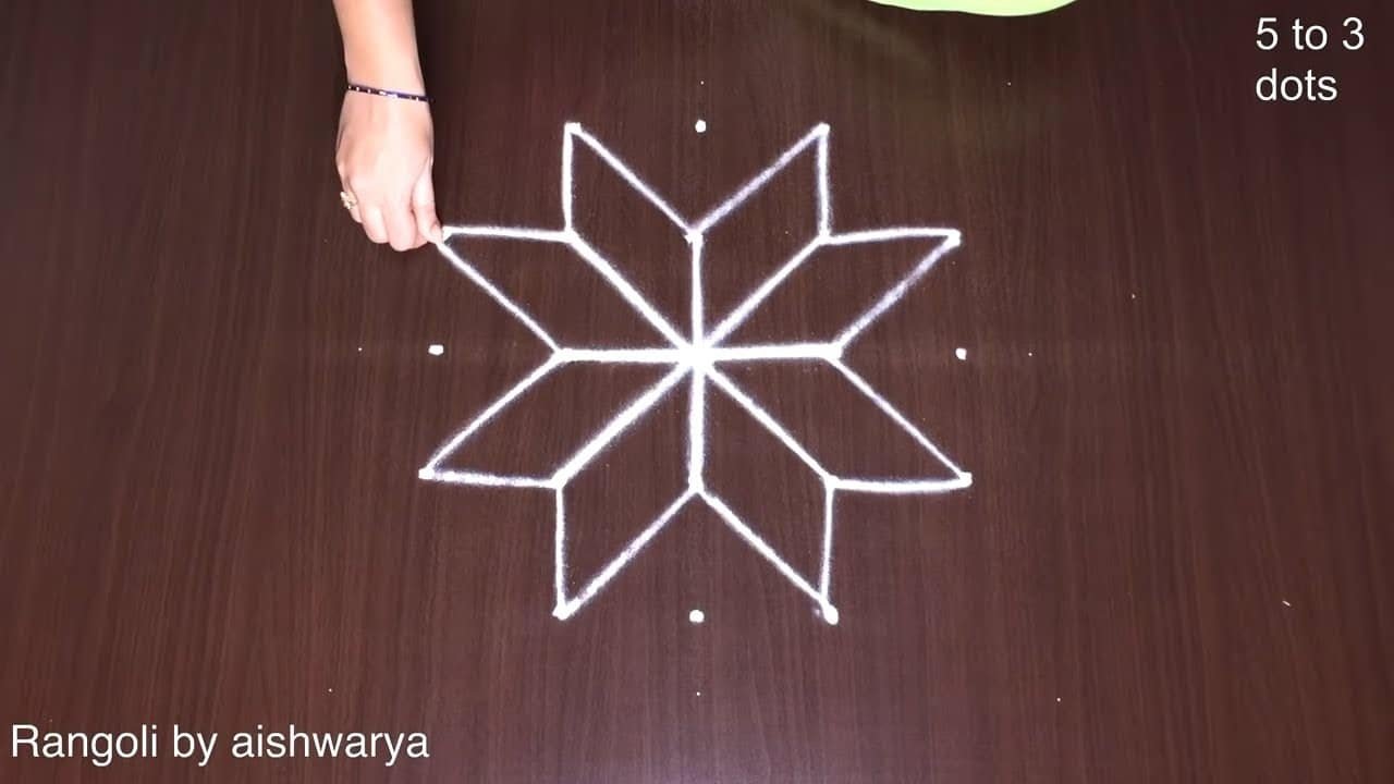 Thulsi Kota Muggulu Simple