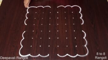 Tipkyanchi Rangoli Butterfly Kolam