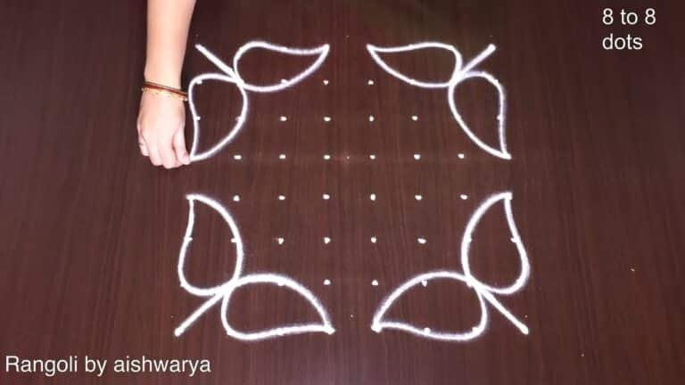 flower rangoli
