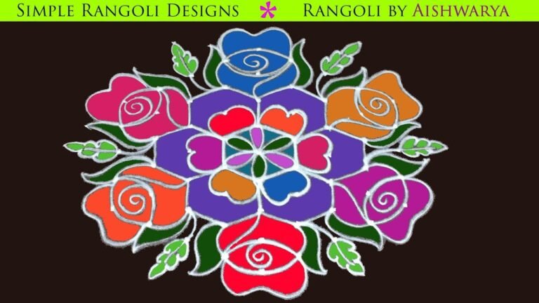 top teej festival rangoli 7442