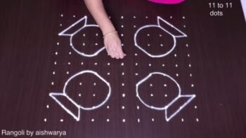 Traditional Bhogi Kundala Muggulu