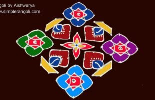 Traditional Diyas Rangoli Kolam