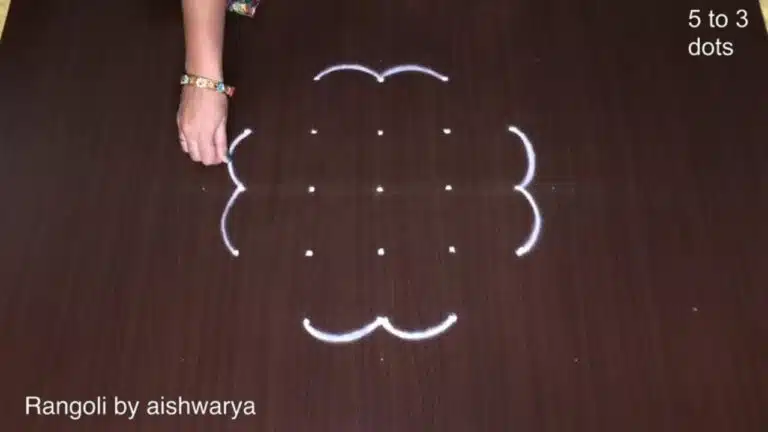 traditional Friday Diwali rangoli