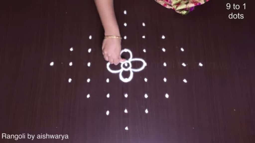 traditional Navratri kolam