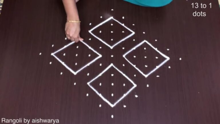traditional Navratri rangoli