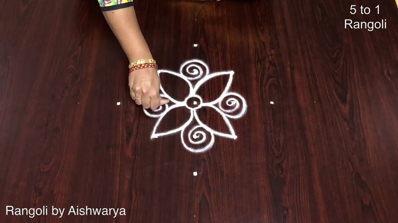 Traditional Pulli Kolam