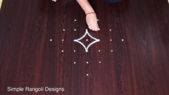 Traditional Rangoli Designs With 7 Dots