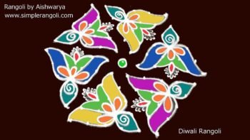 Traditional Thursday Colour Rangoli