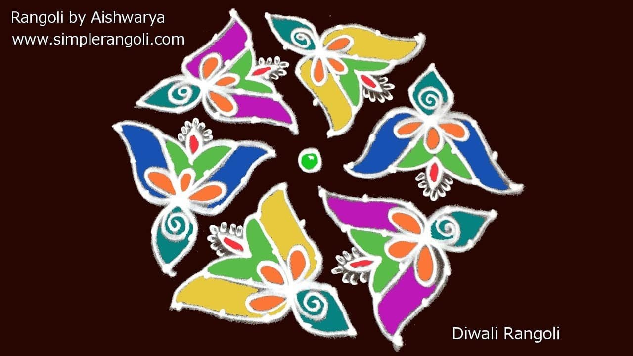 Traditional Thursday Colour Rangoli