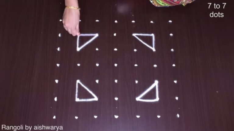 traditional Thursday kolam