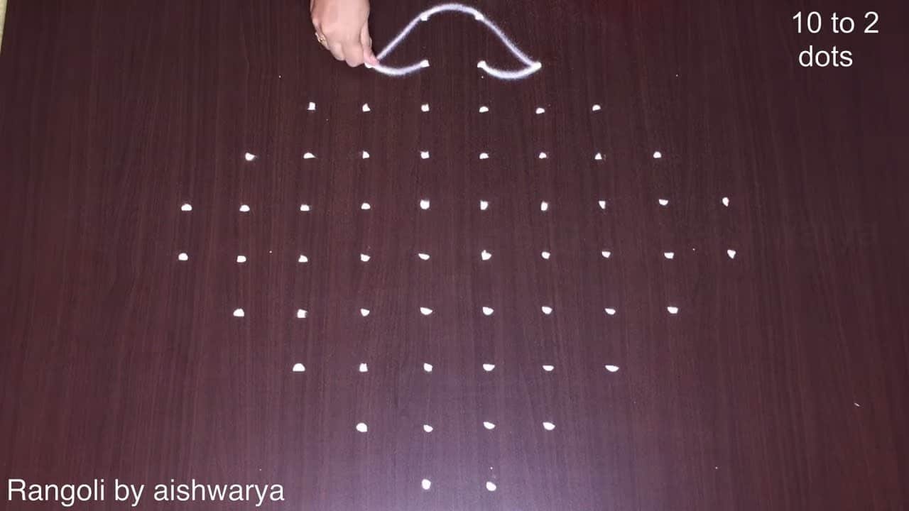 Trendy Big Chukkala Muggulu