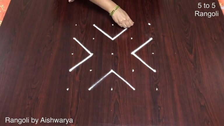 doorstep rangoli