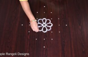 Trendy Kolam Simple Rangoli