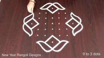 Tuesday Kolam Designs Beautiful Muggulu