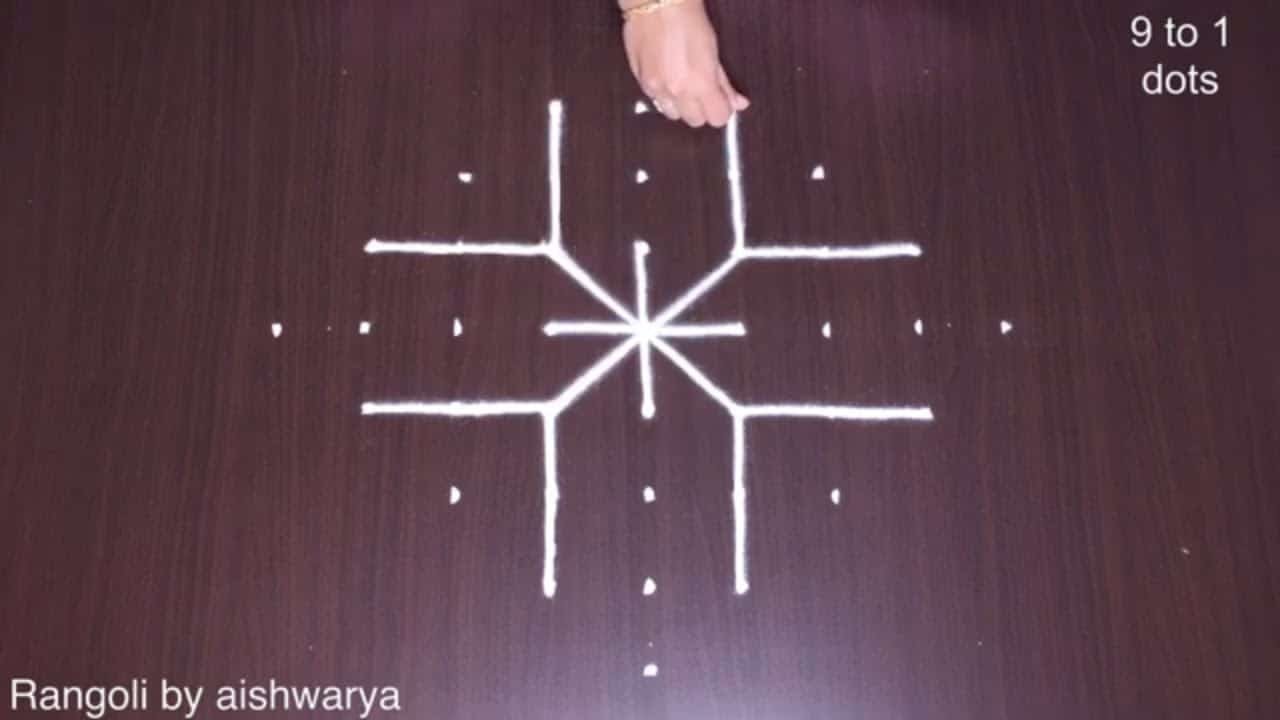 Tulsi Kota Muggulu Designs