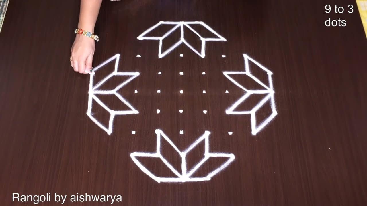 Two Beautiful Festival Special Kolams