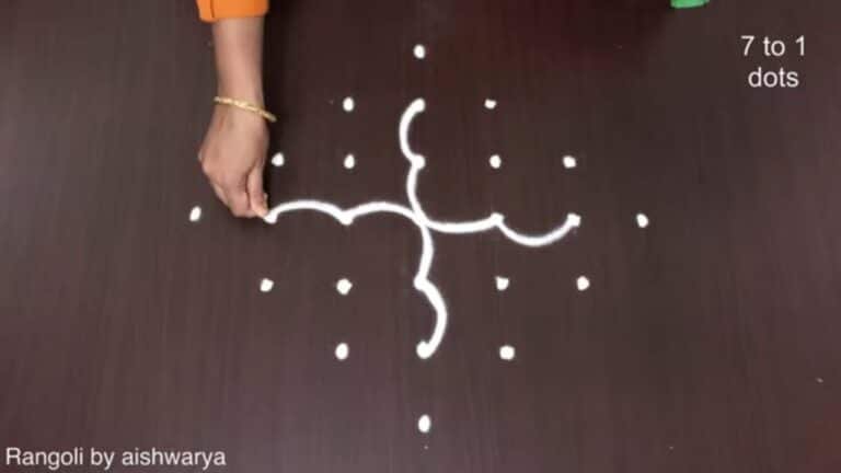 two butterfly rangoli