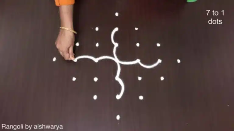 two butterfly rangoli