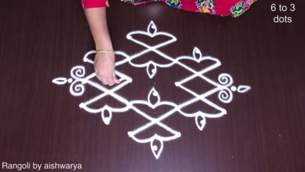 unique Diwali rangoli