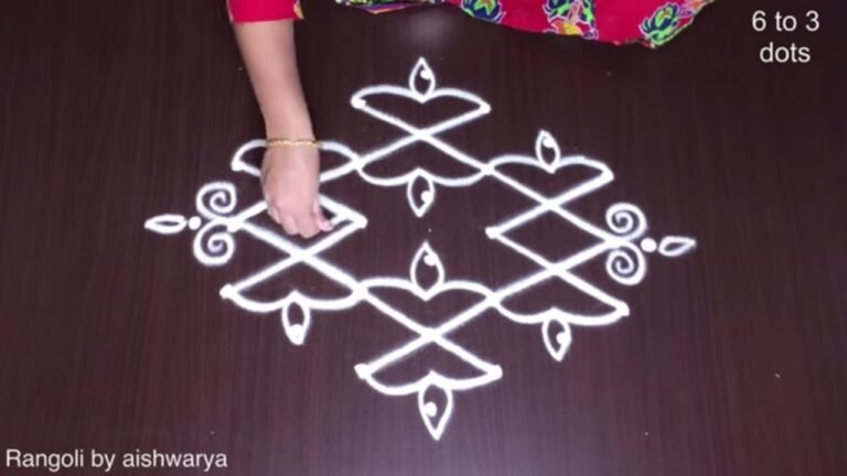 unique Diwali rangoli