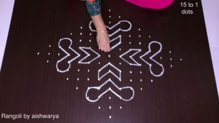unique muggulu design